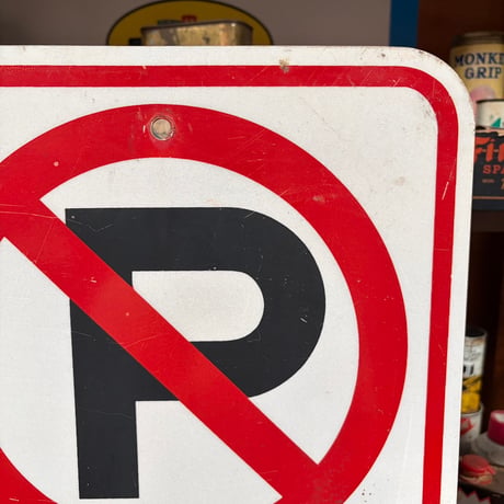 Vintage NO PARKING ロードサイン 22-214-59
