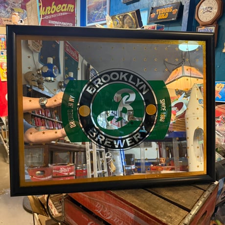 Vintage Brooklyn Brewery パブミラー 18-61