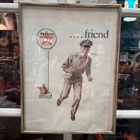 Vintage TEXACO アドバタイジングポスター 13-13