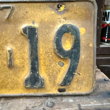 【希少】Vintage License Plate ニューヨーク州 18-144-9