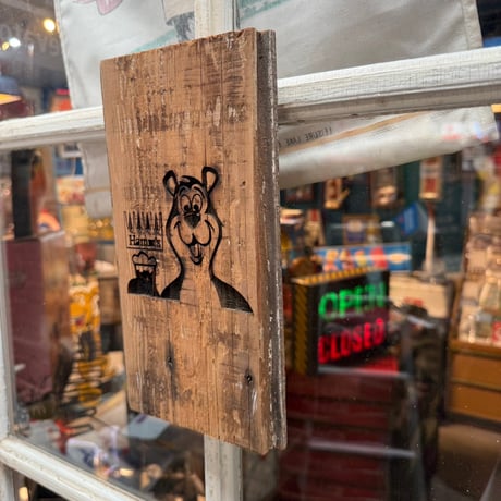 Vintage Hamms Bear ウッドウォールアート 21-294