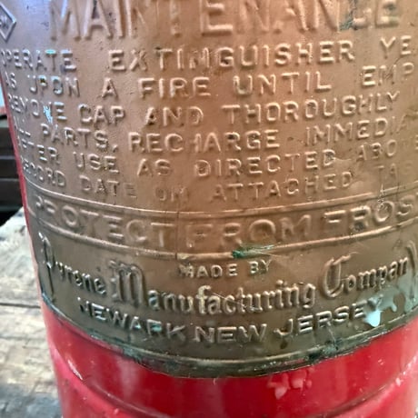 Vintage 1940s RELIANCE 消火器 22-444