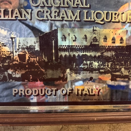 Vintage VENETIAN CREAM パブミラー 20-106
