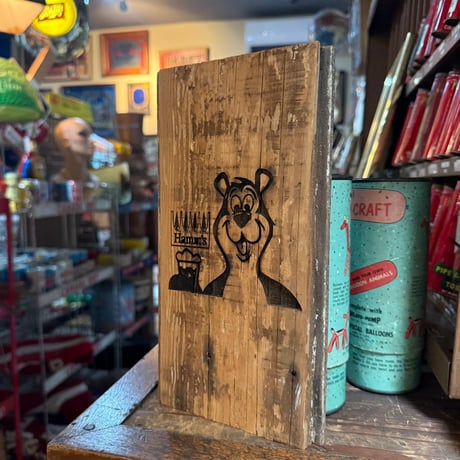 Vintage Hamms Bear ウッドウォールアート 21-294