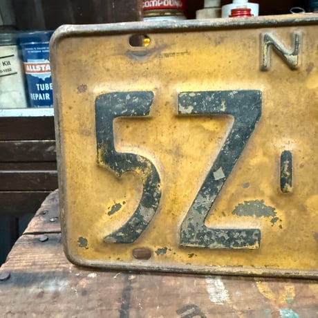 【希少】Vintage License Plate ニューヨーク州 18-144-9