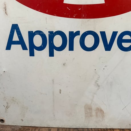 Vintage AAA Approved  両面看板 22-343
