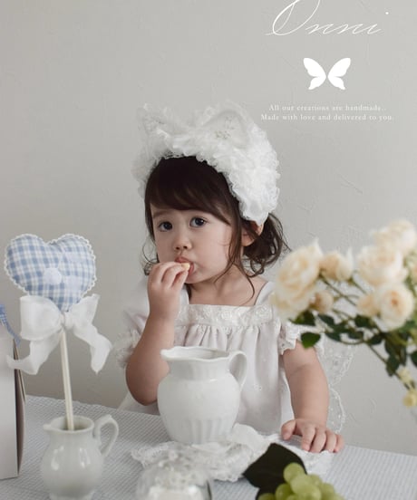rabbit and cat headdress (White)