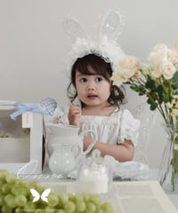 rabbit and cat headdress (White)
