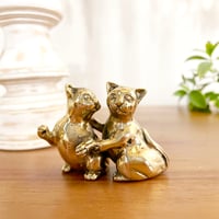 にゃんこオブジェ　なかよし　猫　にゃんこ
