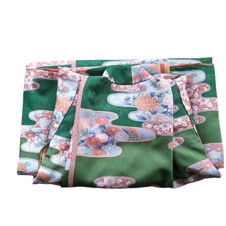 3歳　USED着物　ビロード吉野　（着物単品　被布、帯は含まれません画像は参考です）