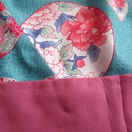 7歳　USED着物　青丹吉野（着物単品　帯は含まれません画像は参考です）