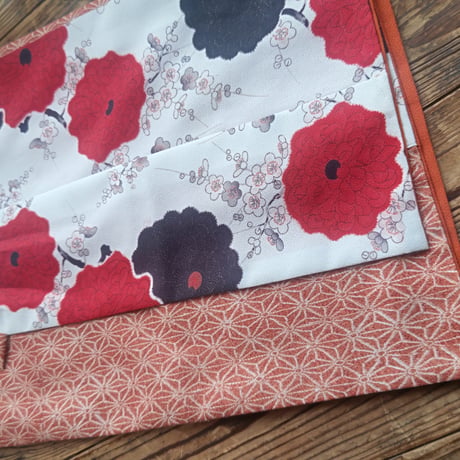 3歳　USED着物　麻の葉（着物単品　被布、帯は含まれません画像は参考です）