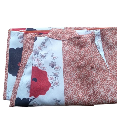 3歳　USED着物　麻の葉（着物単品　被布、帯は含まれません画像は参考です）