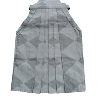 袴　グレー市松柄　新品