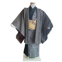 5歳　USED着物　着物＆羽織＆帯＆羽織紐　（袴は含まれません参考画像です）