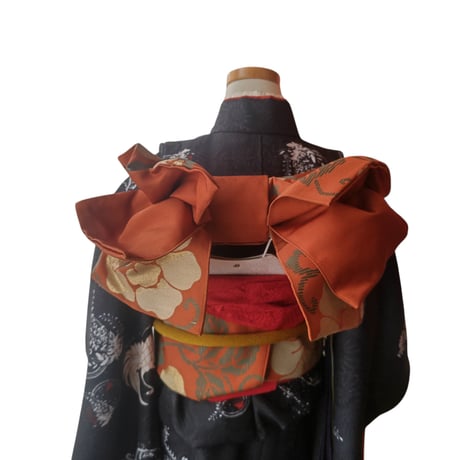 obi G 帯＆バック＆髪飾り    未使用　 (帯揚げ・帯締め・等は含まれません　着物も参考画像です）