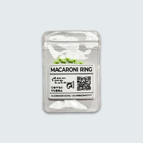hermippe／MACARONI RING／餃子／黄緑
