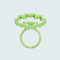 hermippe／MACARONI RING／餃子／黄緑