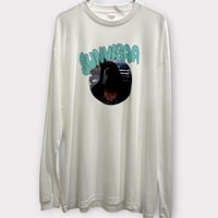 ドキドキクラブ／"サンバイ婆"ロンT　フロントプリント