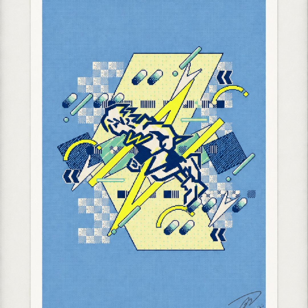 m7kenji／駆け出す／額装あり | CENTER ONLINE STORE