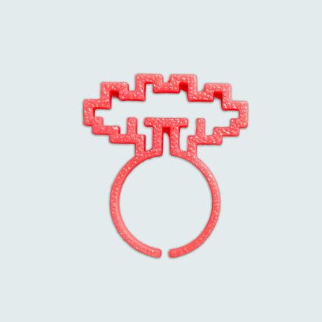 hermippe／MACARONI RING／餃子／ピンク