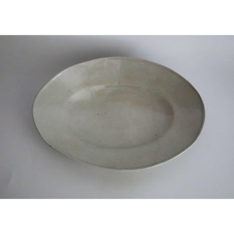 林 拓児／貫入楕円皿（大）a