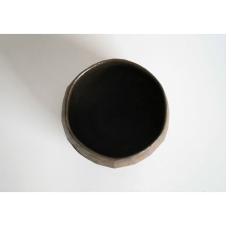 森本 仁／備前面取茶碗