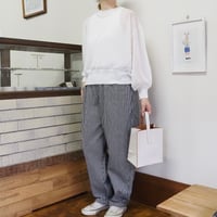 YURK Geniet van／ルーズヒッコリーパンツ