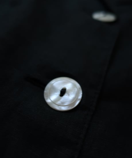 Italy linen black oversized jacket 🐦‍⬛