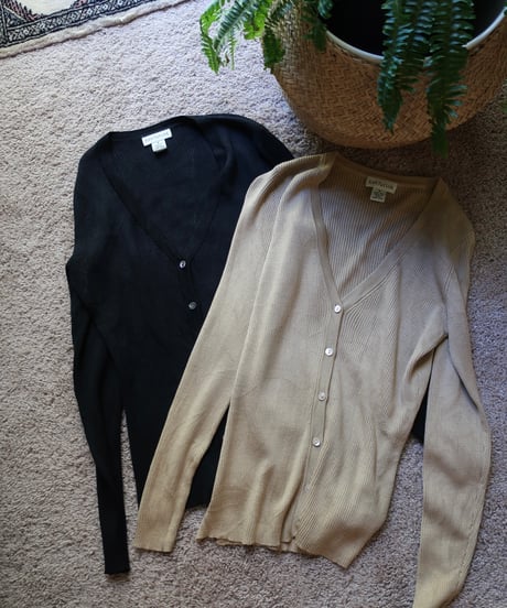 ANN TAYLOR Silk knitting cardigan 🧶