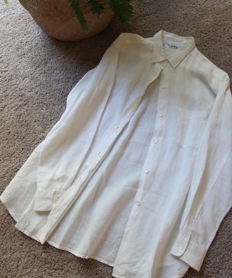 100% LINEN white shirt 🪿