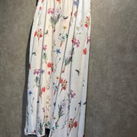 花柄スカート