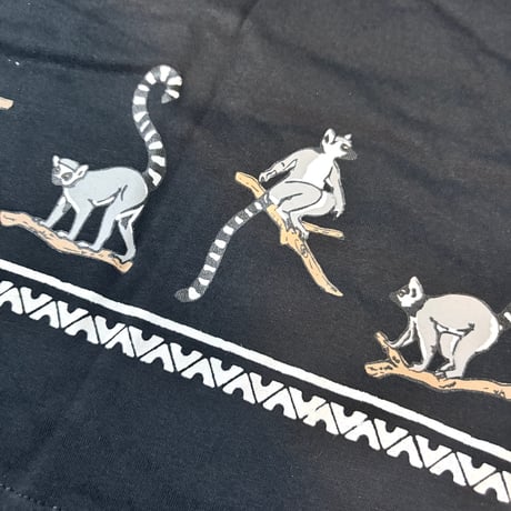 Made in Africa Madagascar Maki　ワオキツネザル　Tシャツ