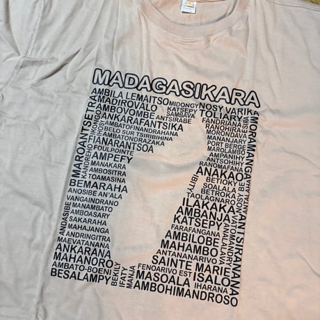 Made in Africa Madagascar  マダガスカル　地図　Tシャツ