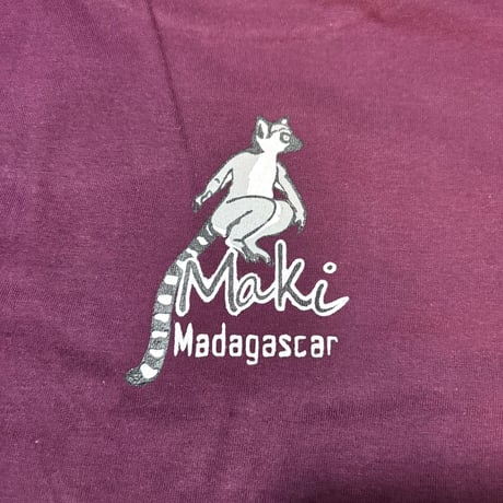 Made in Africa Madagascar Maki　ワオキツネザル　Tシャツ