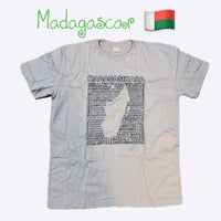 Made in Africa Madagascar  マダガスカル　地図　Tシャツ
