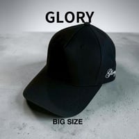 GLORY BIG SIZE SIDE LOGO CAP / BLACK  G-10
