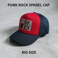 PUNK ROCK 5PANEL CAP / NAVY × RED　K-273