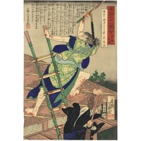 芳幾 「英名二十八衆句　鞠ヶ瀬秋夜」