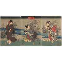 国芳 「四季遊観　納涼乃ほたる」