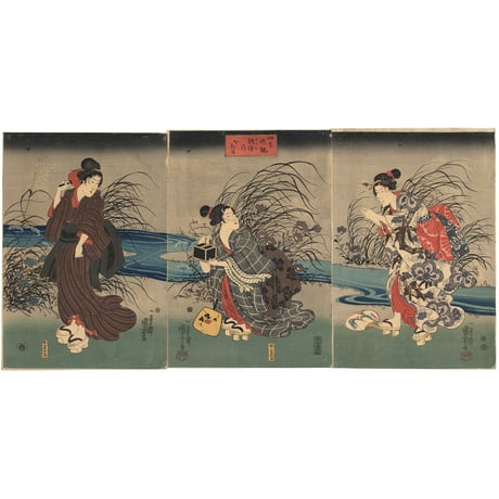国芳 「四季遊観　納涼乃ほたる」