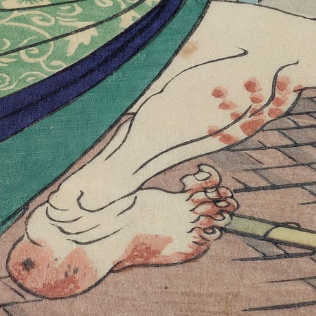 芳幾 「英名二十八衆句　鞠ヶ瀬秋夜」