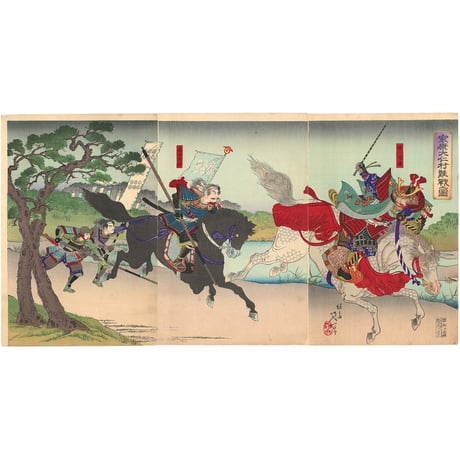 延一 「家康大仁村難戦之図」