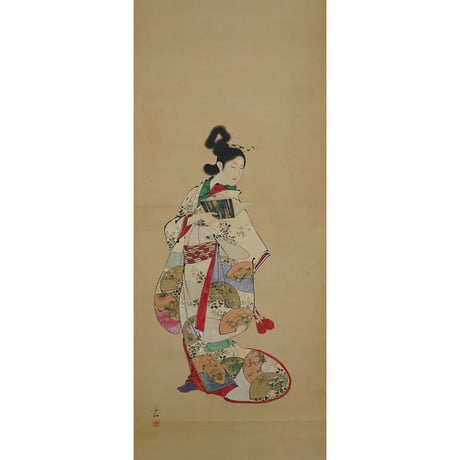 藤島華僊　美人画