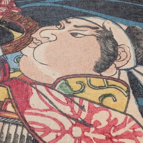 芳年 「豊臣勲功記　高松城水攻之図」
