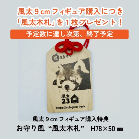 ㊗23さい🍠数量限定特典付き！レッサーパンダフィギュア（9㎝）風太モデル