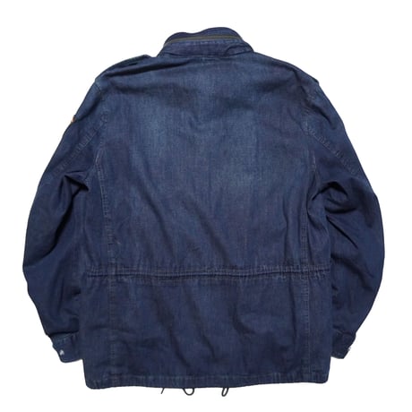 POLO RALPHLAUREN　"INDIGO DENIM M65 FIELD JACKET" MILITARY JACKET