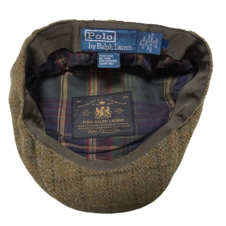 POLO RALPHLAUREN　"CHECK HUNTING" HANTING CAP