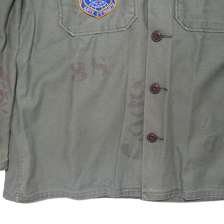 POLO RALPHLAUREN　"OLIVE DRAB MILITARY SHIRT" L/S SHIRT