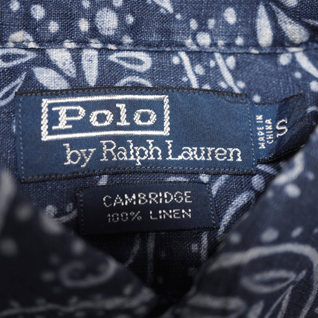 POLO RALPHLAUREN　"CAMBRIDGE PAISLY" S/S SHIRT